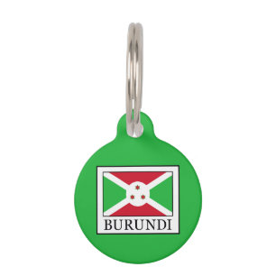 Burundi Pet Tag