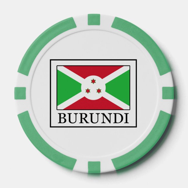 Burundi Poker Chips (Front)