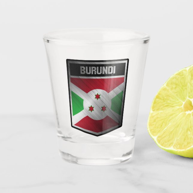 Burundi Shot Glass (Front)