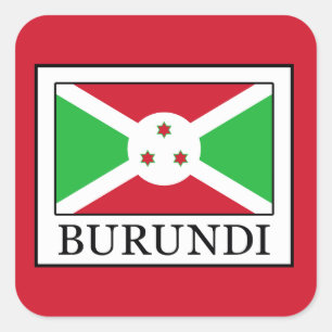 Burundi Square Sticker