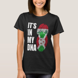 Burundian And Iraqi Mix DNA Flag Heritage T-Shirt