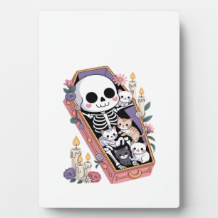 Bury Me With My Cats Funny Halloween Gifts Oversiz Plaque