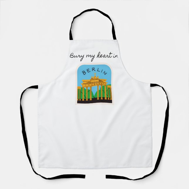 Bury My Heart in Berlin Apron (Front)