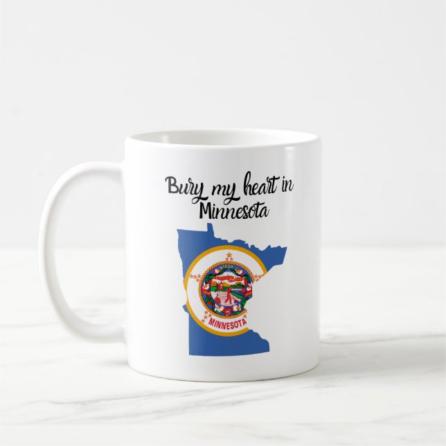Bury My Heart in Minnesota Coffee Mug (Left)