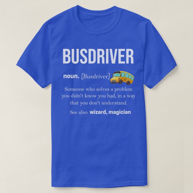 Bus 6 T-Shirt (Design Front)