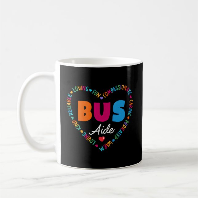 Bus Aide Squad Back To School For Bus Team Coffee Mug (Left)