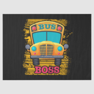 Bus Boss - School Bus Driver Appreciation Tissue Paper