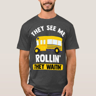 Bus Bus Driver Omnibus Public Transport Profession T-Shirt