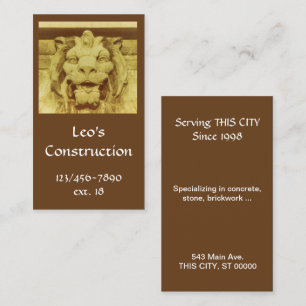 Bus. Card - Architectural Element