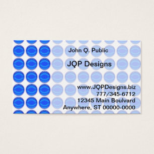 Bus. Card - Blue Dots