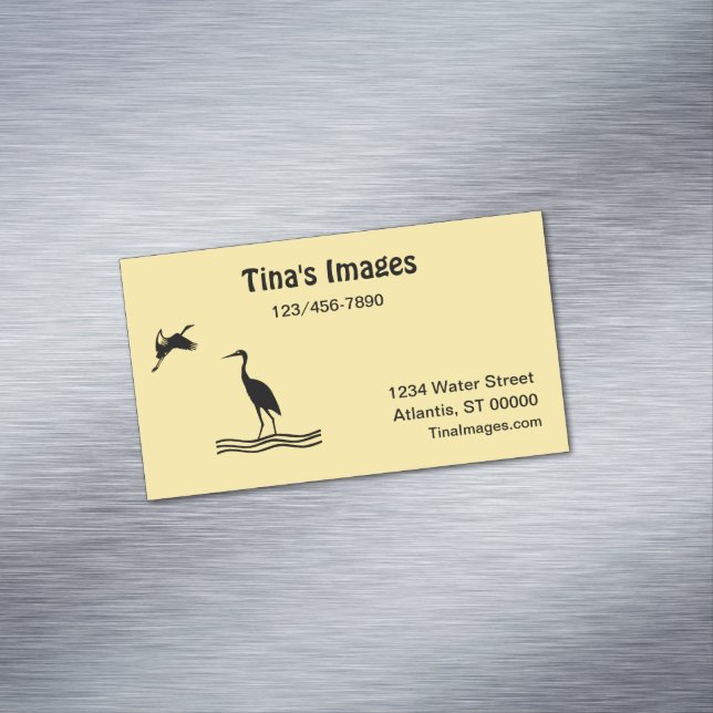 Bus. Card (mag) - Shore Birds (In Situ)