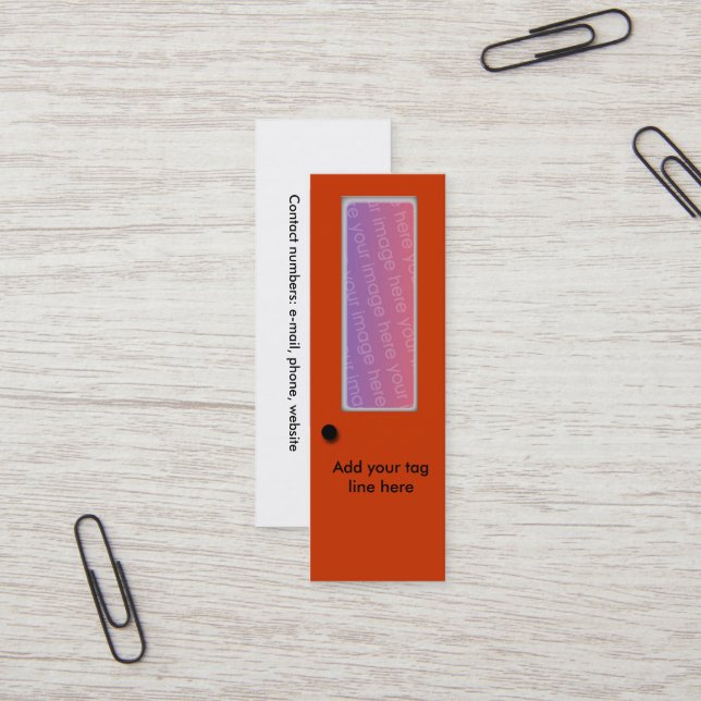 Bus. Card - Office door (Front/Back In Situ)