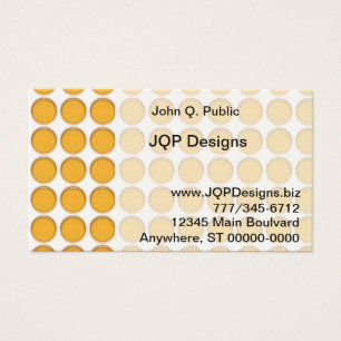 Bus. Card - Orange Dots