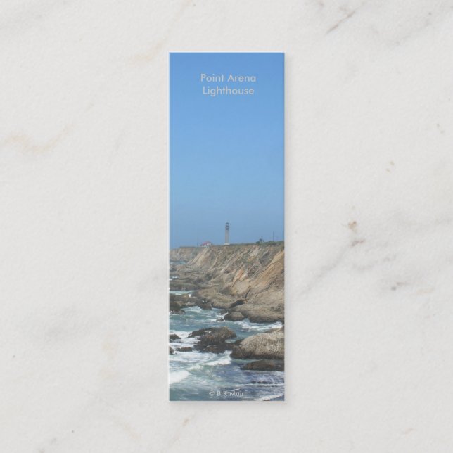 Bus. Card - Point Arena Lighthouse (Front)