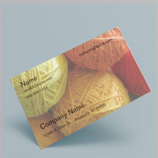 Bus. Card - Yarn Balls (Creator Uploaded)
