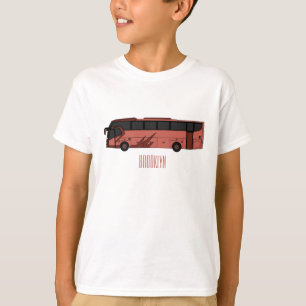 Bus cartoon illustration T-Shirt