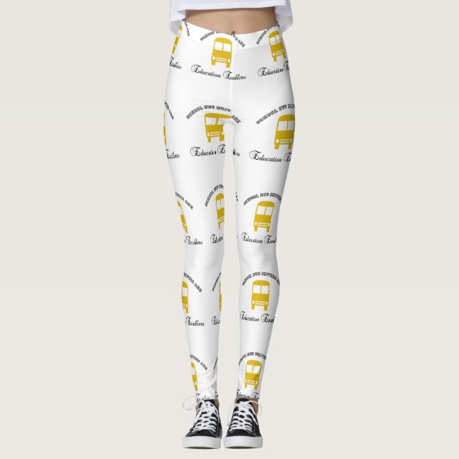 Bus Driver Education Enablers Leggings (Front)