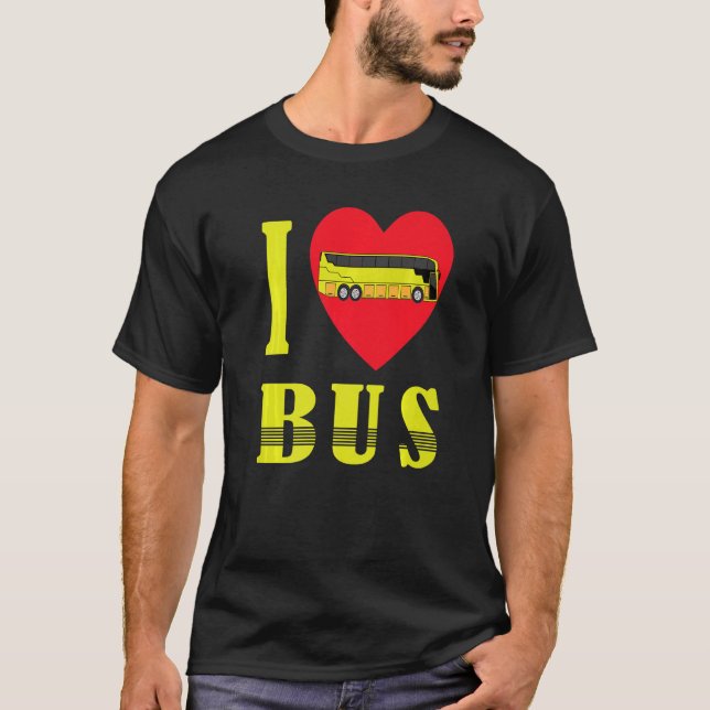 Bus Driver Female Bus Driver Buses Long Distance B T-Shirt (Front)