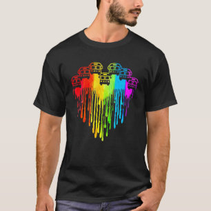 Bus Driver Heart Gay Pride Lgbt Rainbow Flag T-Shirt