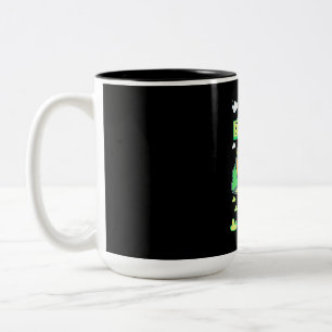 Bus Driver Omg Stop Talking Two-Tone Coffee Mug