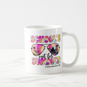 Bus Driver Out For Summer Tie Dye Sungles Coffee Mug