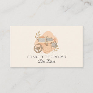 Bus Driver Public Transportation Transit Business Card