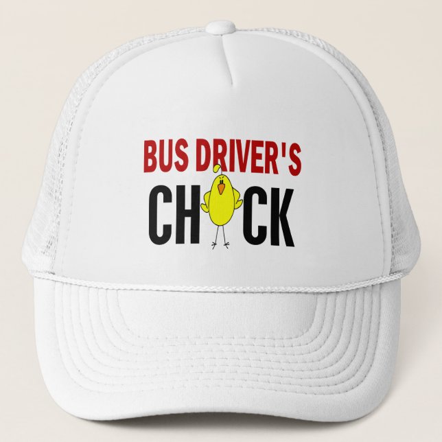 BUS DRIVER’S CHICK TRUCKER HAT (Front)
