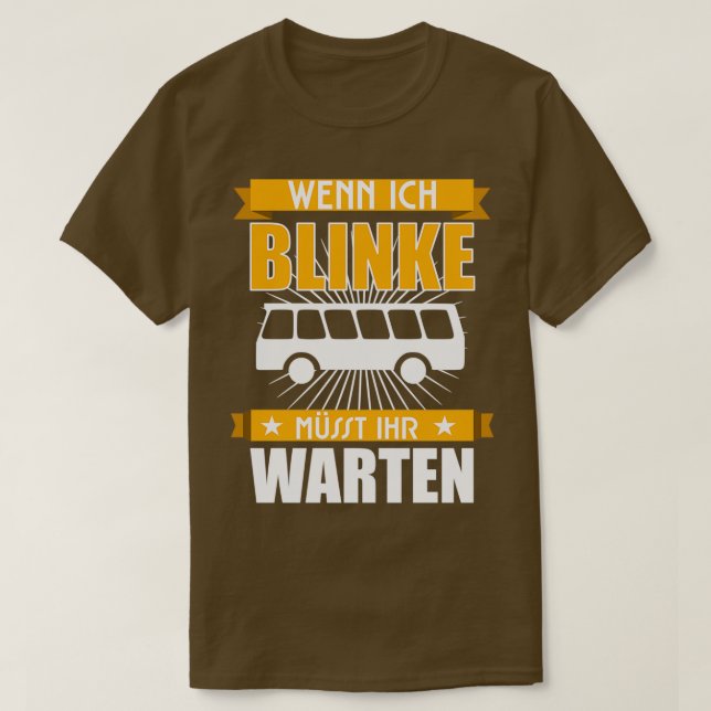 bus driver saying fathers day T-Shirt (Design Front)
