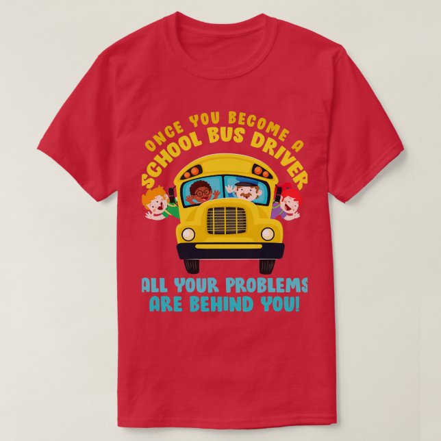 Bus Driver School Bus 38 T-Shirt (Design Front)
