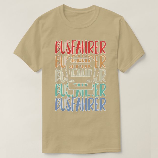 bus driver school bus driver 7 T-Shirt (Design Front)