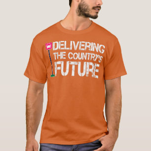 Bus Driver School Bus Funny Delivering The Country T-Shirt