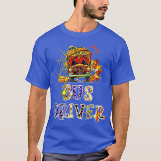 bus driver school bus halloween T-Shirt