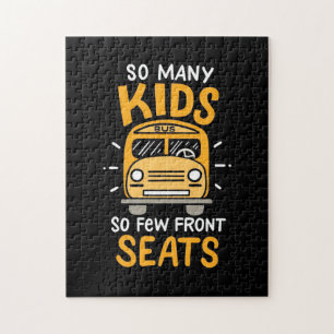 Bus Driver So Many Kids Jigsaw Puzzle