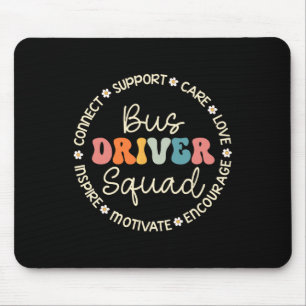 Bus Driver Squad Appreciation Week Back to School Mouse Mat