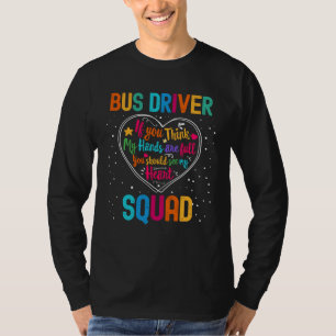 Bus Driver Squad Appreciation Week Back to School  T-Shirt
