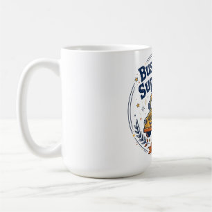 Bus Driver Superstar Retro School Bus Coffee Mug