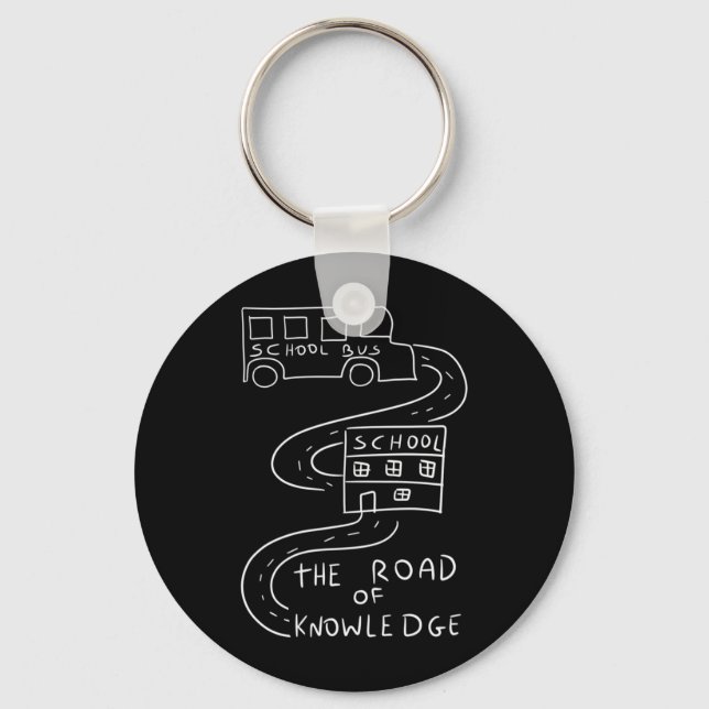 Bus Driver The Road of Knowledge Key Ring (Front)