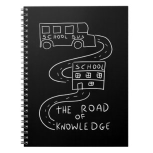 Bus Driver The Road of Knowledge Notebook
