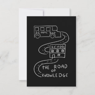 Bus Driver The Road of Knowledge RSVP Card