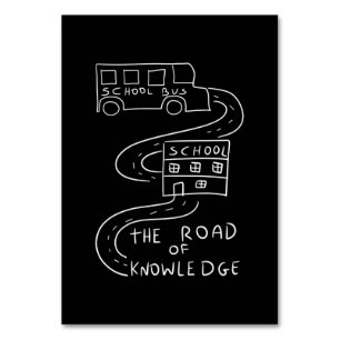 Bus Driver The Road of Knowledge Table Number
