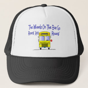 Bus Driver "The Wheels on the Bus" Trucker Hat