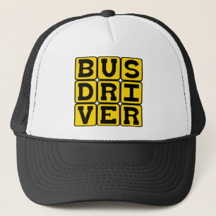 Bus Driver, Transportation Profession Trucker Hat