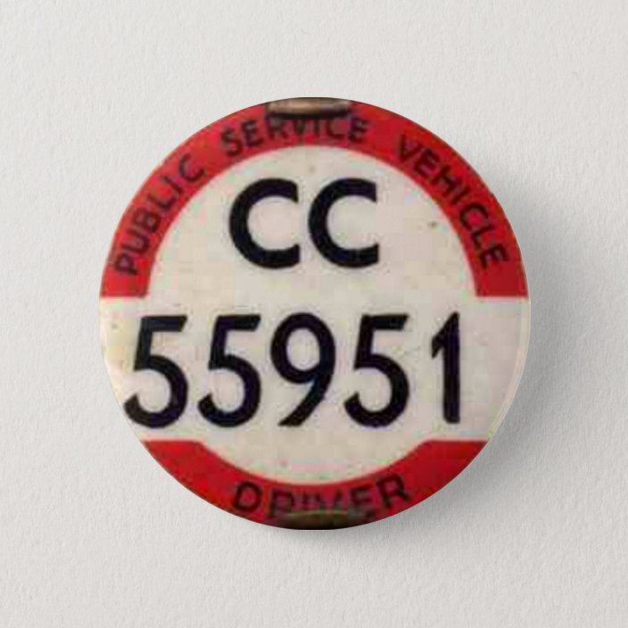 1950 bus driver uniform badge