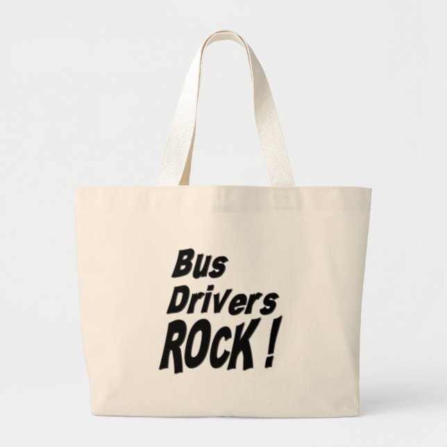 Bus Drivers Rock! Tote Bag (Front)
