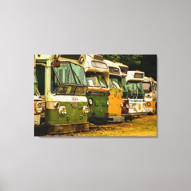 BUS GRAVEYARD CANVAS PRINT (Front)