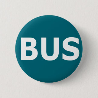 BUS logo - Blau 6 Cm Round Badge