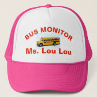 BUS MONITOR PINK HAT
