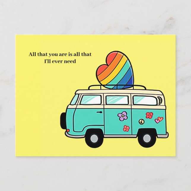 bus of love postcard (Front)
