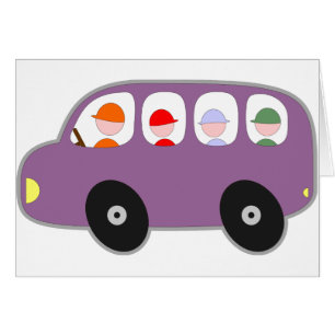 Bus School bus Kids Students Driver Cartoon Cute