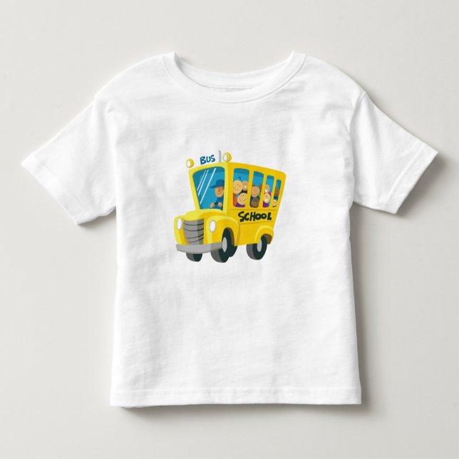 Bus school - toddler T-Shirt (Front)
